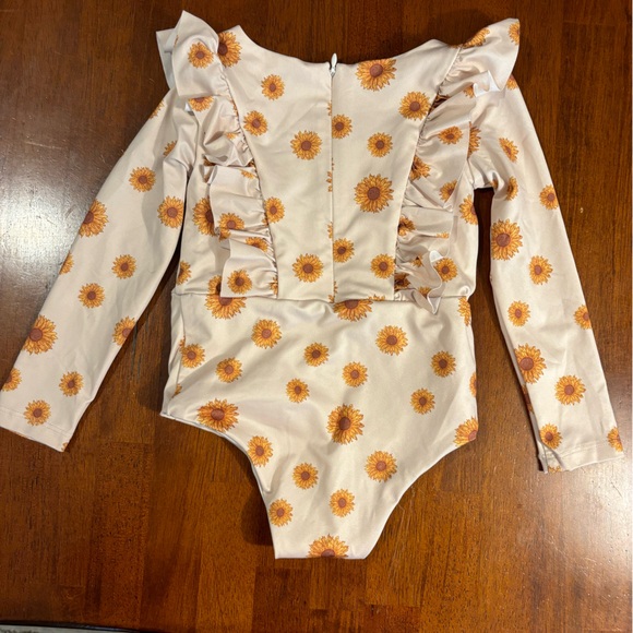 2T Sunflower Swimsuit - Picture 2 of 3